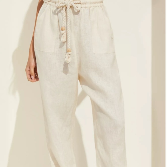 NWT - Vitamin A Avery Relaxed Linen Pants - Picture 1 of 4